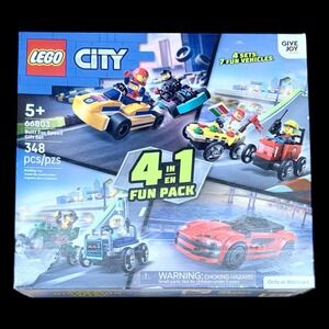 LEGO City 66803 Built for Speed 4-in-1 Fun Pack Cars Set 348pc Walmart Exclusive